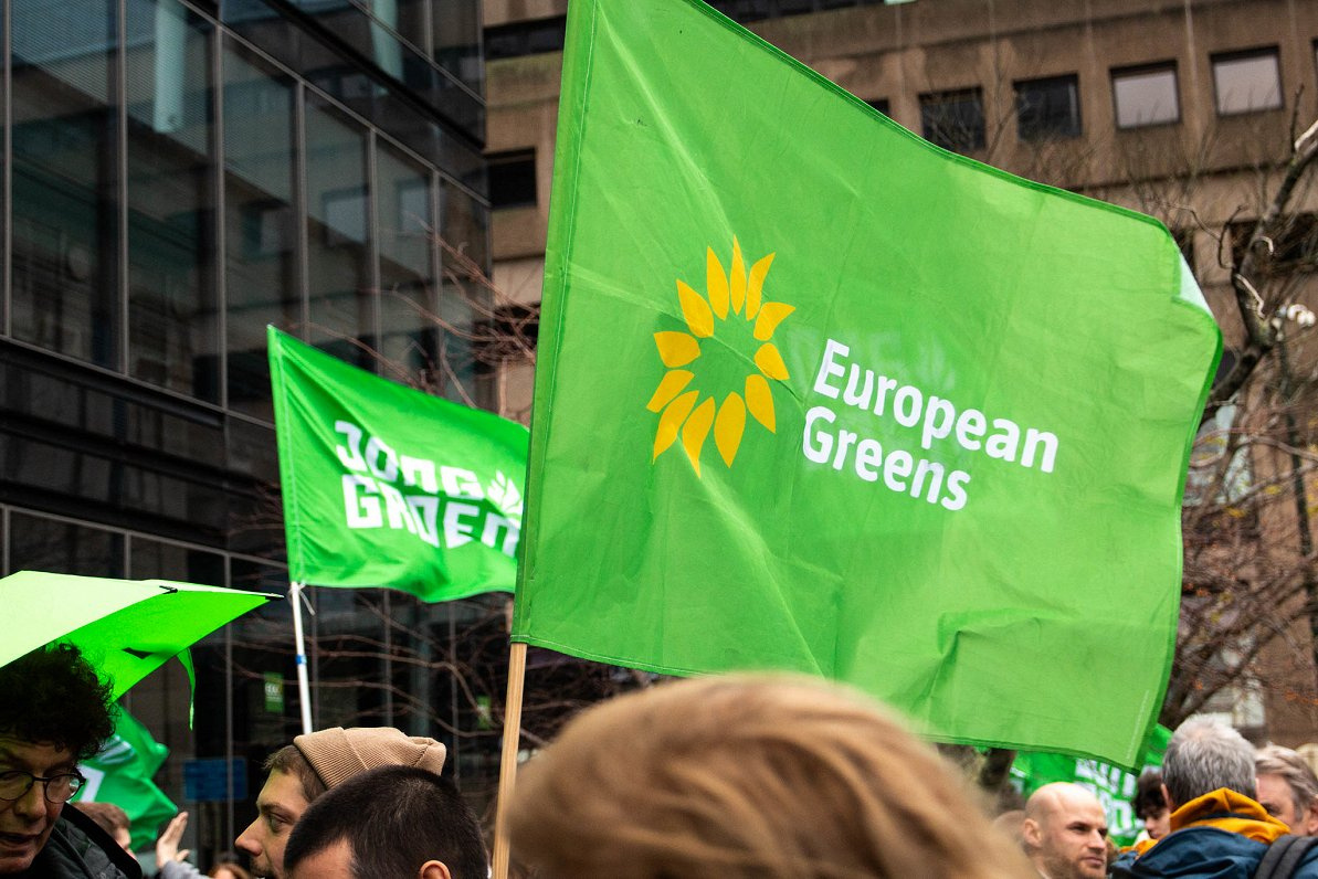 vlajka evropských Zelených